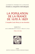 La population de la France de 1670 à 1829