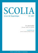 SCOLIA, n°31/2017