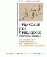 Revue française de pédagogie, n° 156/2006