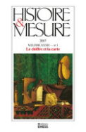 Histoire & Mesure, volume XXXII, n° 1/2017