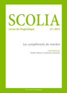 SCOLIA n°27/2013