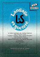 Langage et société, n° 49/septembre 1989