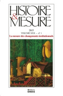 Histoire & Mesure, volume XXX, n° 1/2015