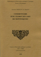 Commentaire sur L'Esprit des Lois de Montesquieu