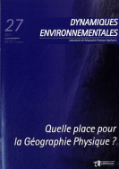 Dynamiques environnementales, n° 27/2011