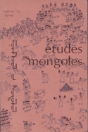 Etudes mongoles et sibériennes, n° 10/1979