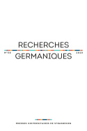 Recherches germaniques n° 50/2020