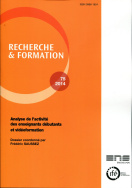 Recherche et formation, n° 75/2014