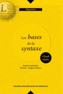 Les bases de la syntaxe