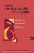 Archives de sciences sociales des religions, n° 142/2008