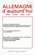 Allemagne d'aujourd'hui, n° 137/juillet-septembre 1996