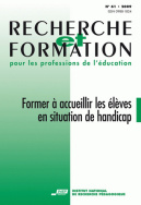 Recherche et formation, n° 61/2009