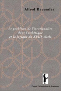 Le problème de l'irrationalité dans l'esthétique et la logique du 18e siècle