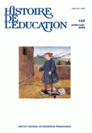 Histoire de l'éducation, n° 123/2009