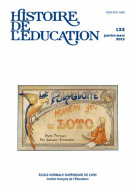 Histoire de l'éducation, n° 133/2012