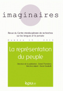 Imaginaires, n° 15/2012