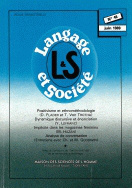 Langage et société, n° 48/juin 1989