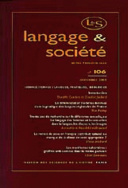 Langage et société, n° 106/décembre 2003