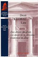 Des droits au droit : Les droits de la personne, fondement du droit