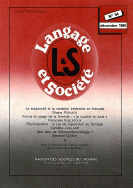 Langage et société, n° 54/décembre 1990