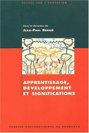 Apprentissage, développement et significations