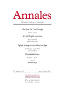 Annales. Histoire, Sciences Sociales, 72e année, n° 1/2017