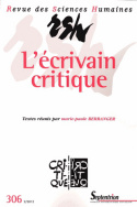 Revue des Sciences Humaines, n° 306/avril-juin 2012