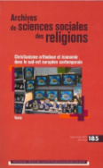 Archives de sciences sociales des religions, n° 185/2019