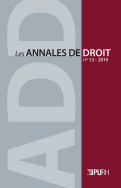 Les Annales de droit, n° 13/2019